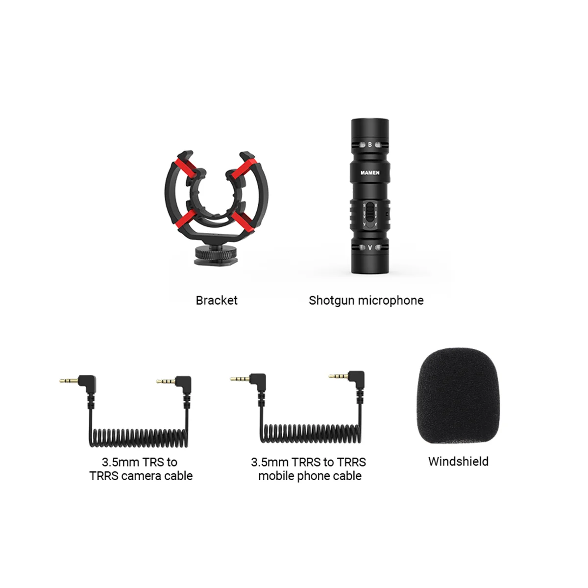 Shockproof Recording Microphone with Windshield for Camera Phone Computer Video Vlog Interview Microphone
Shockproof Recording Microphone with Windshield for Camera Phone Computer Video Vlog Interview Microphone