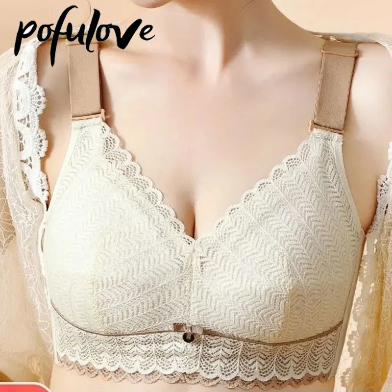 Underwear Women's Thin Big Chest Shows Small and Large Rimless Bra Gathers and Closes The Side Breast To Prevent Sagging Bra
Underwear Women's Thin Big Chest Shows Small and Large Rimless Bra Gathers and Closes The Side Breast To Prevent Sagging Bra