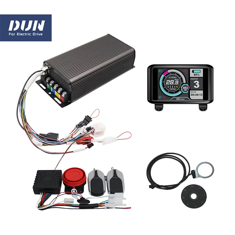 48V 60V 72V SVMC72150-M V2 150A 3000w Regenerative Programmable Controller Assembly with Alarm+UKC1+PAS Ebike Conversion Kits
48V 60V 72V SVMC72150-M V2 150A 3000w Regenerative Programmable Controller Assembly with Alarm+UKC1+PAS Ebike Conversion Kits