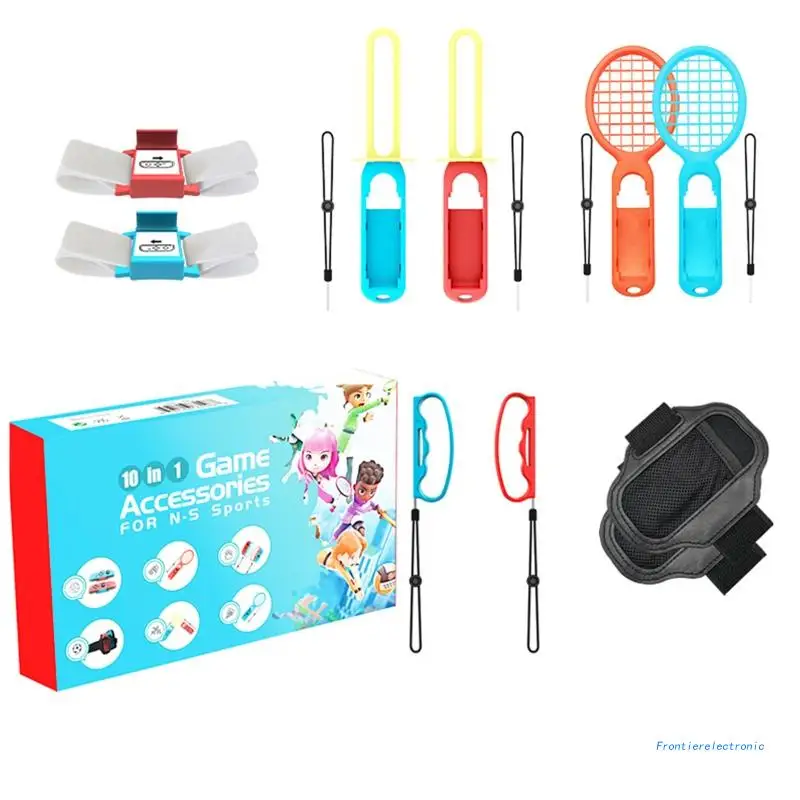 Somatosensory Sports 10 in 1 Set Dance Wrist Strap Leg Straps Lightsaber Grip Tennis Racket for Switch Sport DropShipping
Somatosensory Sports 10 in 1 Set Dance Wrist Strap Leg Straps Lightsaber Grip Tennis Racket for Switch Sport DropShipping