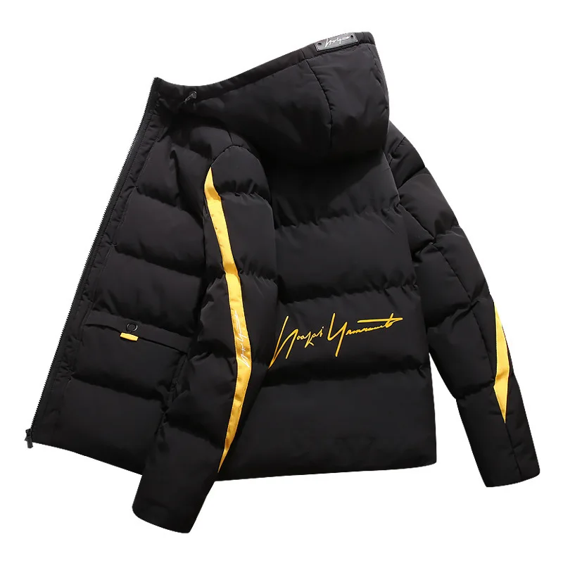 Men Hooded Down Jackets Black Winter Coats Casual Jaquetas New Fashion Male Thicker Warm Fit Parkas Slim Winer Jackets Size 4XL
Men Hooded Down Jackets Black Winter Coats Casual Jaquetas New Fashion Male Thicker Warm Fit Parkas Slim Winer Jackets Size 4XL