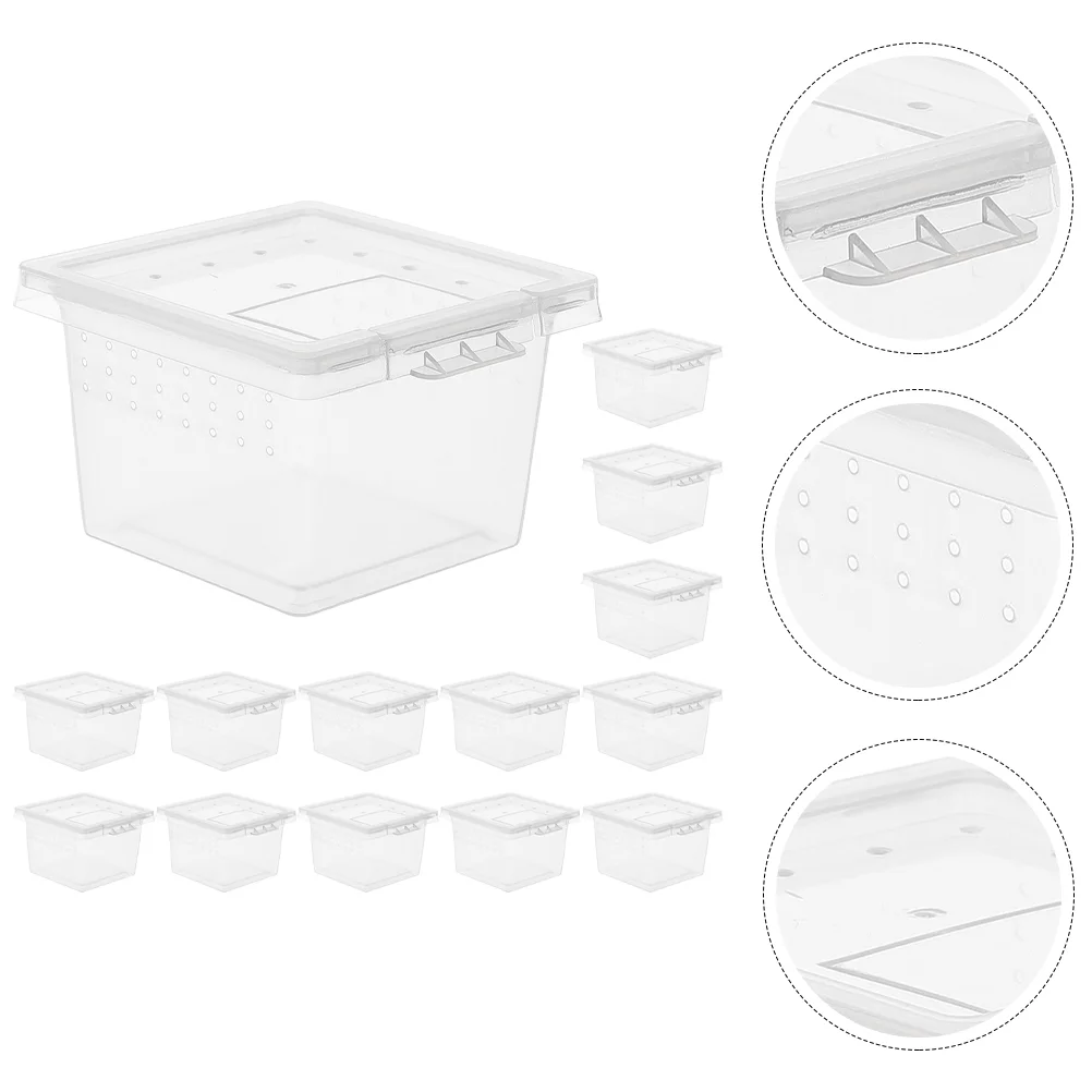 Reptile Cage Box Small Insect Snake Feeding Tank Gecko Portable Keeper Holder Clear Multi Use Lizard
Reptile Cage Box Small Insect Snake Feeding Tank Gecko Portable Keeper Holder Clear Multi Use Lizard