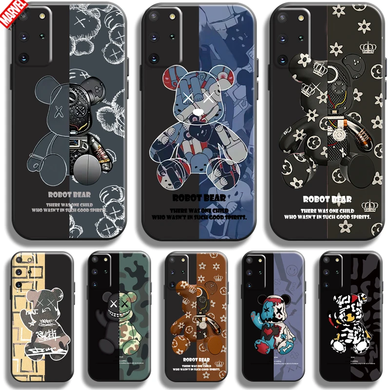Fashion Luxury Bear For Samsung Galaxy S21 S20 Plus Ultra S21 S20 FE 5G Phone Case Soft TPU Liquid Silicon Coque Black
Fashion Luxury Bear For Samsung Galaxy S21 S20 Plus Ultra S21 S20 FE 5G Phone Case Soft TPU Liquid Silicon Coque Black