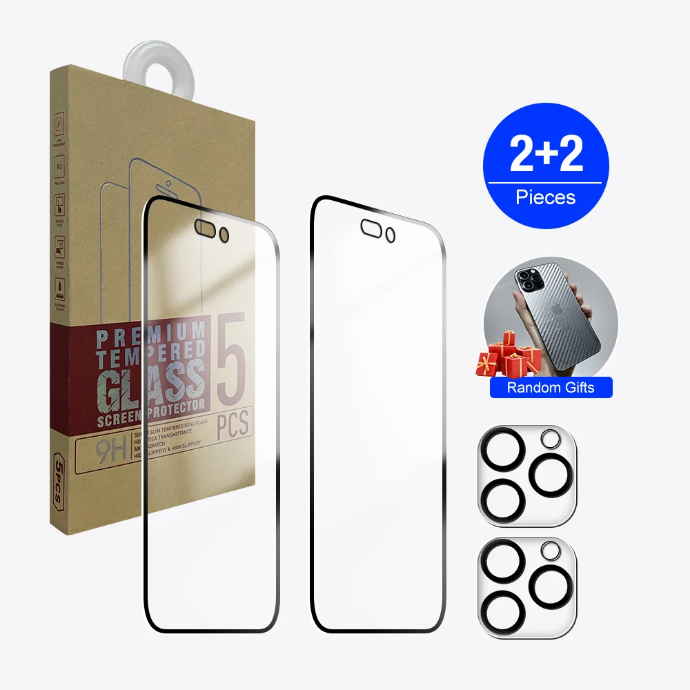 4-in-1 For iPhone 14 11 Pro Max Glass 14 8 7 Plus 9H Screen Protector For IPhone XS Max 12 Mini 11 Pro Camera Lens Protector
4-in-1 For iPhone 14 11 Pro Max Glass 14 8 7 Plus 9H Screen Protector For IPhone XS Max 12 Mini 11 Pro Camera Lens Protector