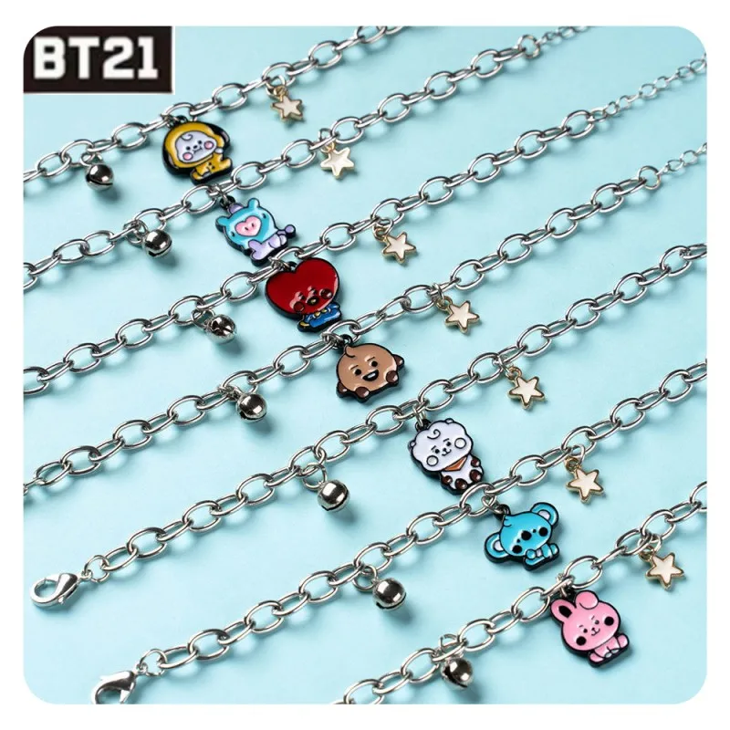 Line Friends Bt21 Baby Series Anime Peripheral Cartoon Bracelet Kawaii Girls Fashion Bracelet Accessories Jewelry Children Gift
Line Friends Bt21 Baby Series Anime Peripheral Cartoon Bracelet Kawaii Girls Fashion Bracelet Accessories Jewelry Children Gift