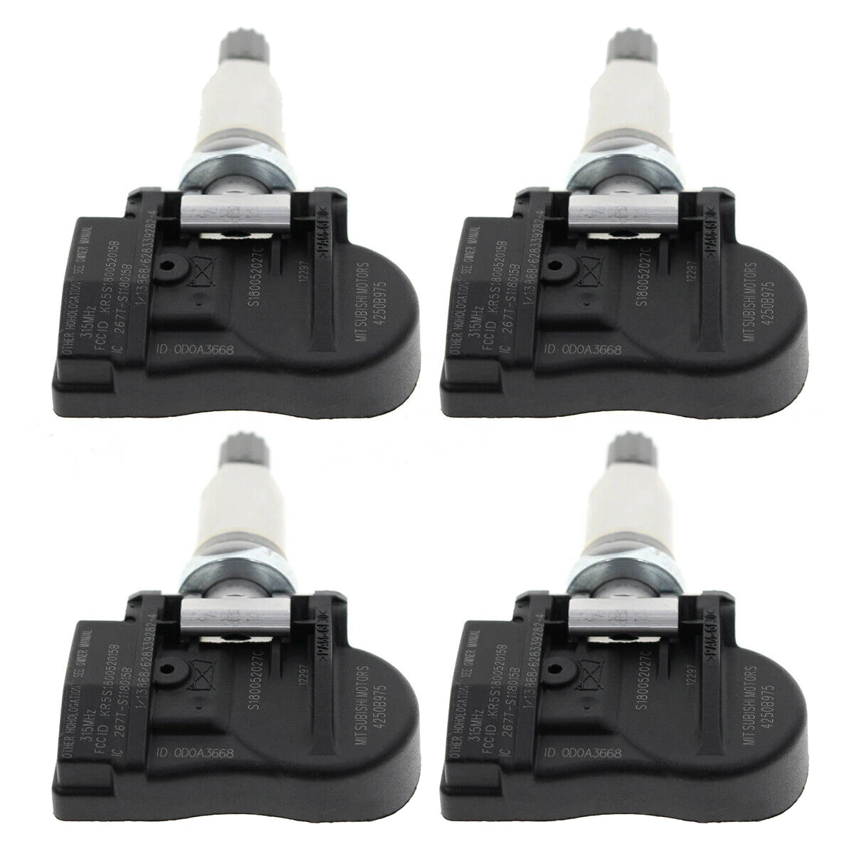 4PCS TPMS Tire Pressure Monitoring Sensor 4250B975 for Mitsubishi Outlander Lancer RVR Eclipse Cross I-MiEV Mirage
4PCS TPMS Tire Pressure Monitoring Sensor 4250B975 for Mitsubishi Outlander Lancer RVR Eclipse Cross I-MiEV Mirage