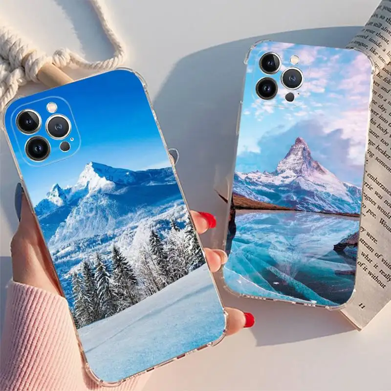 Snow mountain Phone Case For iPhone XR X XS Max 14 13 Pro Max 11 12 Mini 6 7 8 plus SE 2020 Printing Cover
Snow mountain Phone Case For iPhone XR X XS Max 14 13 Pro Max 11 12 Mini 6 7 8 plus SE 2020 Printing Cover