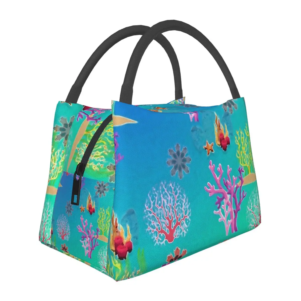 Tropical Marine Print Lunch Bag Coral Floral Design Portable Lunch Box School Cooler Bag Vintage Oxford Thermal Tote Handbags
Tropical Marine Print Lunch Bag Coral Floral Design Portable Lunch Box School Cooler Bag Vintage Oxford Thermal Tote Handbags