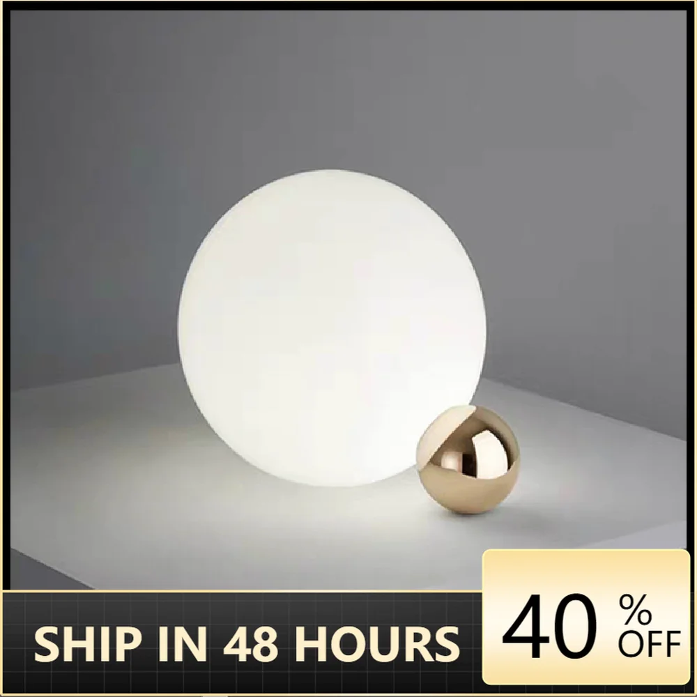 Modern LED table lamps living room lighting study reading bedroom bedside lights white ball glass desk lights
Modern LED table lamps living room lighting study reading bedroom bedside lights white ball glass desk lights