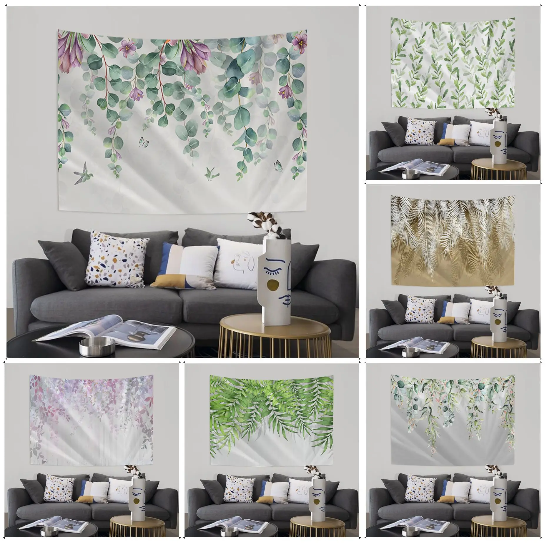 Purple Flowers Green Leaves DIY Wall Tapestry Indian Buddha Wall Decoration Witchcraft Bohemian Hippie Wall Art Decor
Purple Flowers Green Leaves DIY Wall Tapestry Indian Buddha Wall Decoration Witchcraft Bohemian Hippie Wall Art Decor