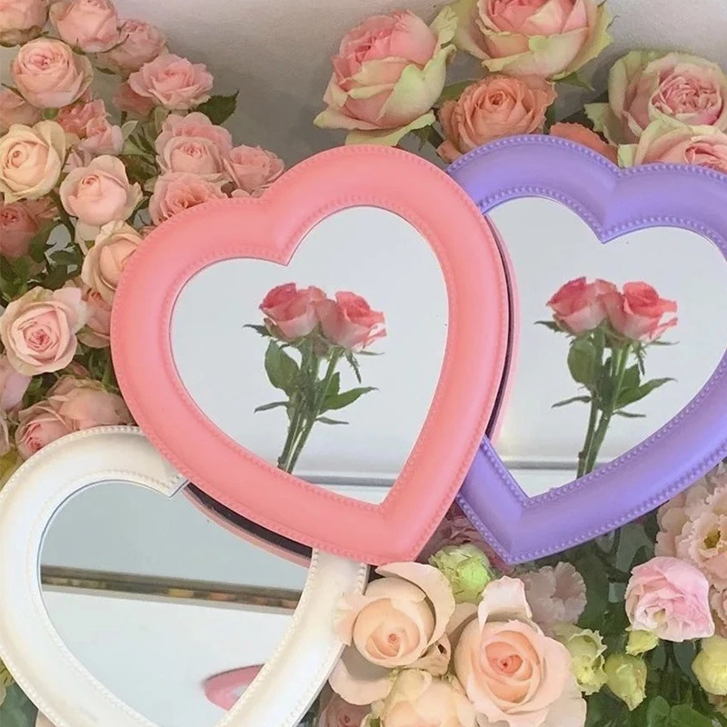 Valentine's Day Mirror Gift for Wife Pink Heart-shaped Exquisite Mirrors Bedroom Decora Portable Camping Heart-shaped Makeup
Valentine's Day Mirror Gift for Wife Pink Heart-shaped Exquisite Mirrors Bedroom Decora Portable Camping Heart-shaped Makeup