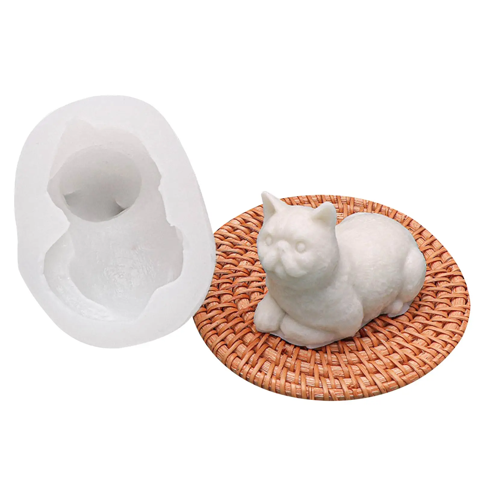 Cat Design Soap Mold DIY Cat Statue Concrete Clay Soap Candle Jewellery Making Mould For Bakeware DIY Aromatherapy Plaster Art
Cat Design Soap Mold DIY Cat Statue Concrete Clay Soap Candle Jewellery Making Mould For Bakeware DIY Aromatherapy Plaster Art