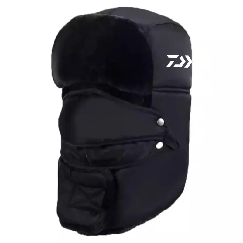 Daiwa Hats Men's/Women's Winter Velvet And Thick Warm And Winterproof With Bib Mask Fishing Bike Ski Hat
Daiwa Hats Men's/Women's Winter Velvet And Thick Warm And Winterproof With Bib Mask Fishing Bike Ski Hat