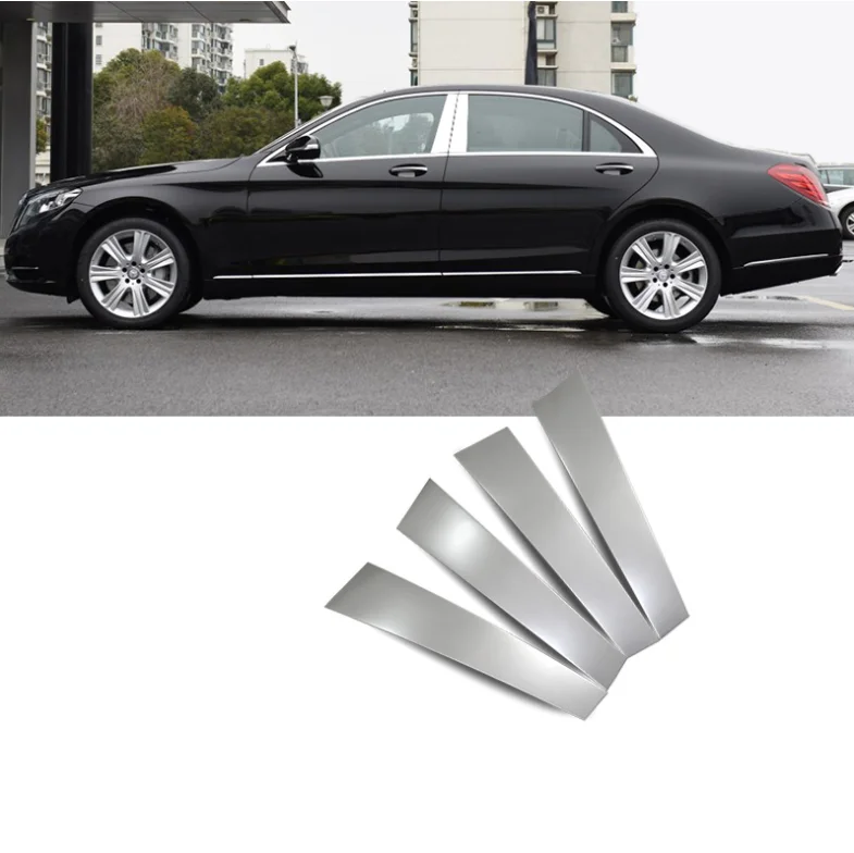 stainless steel car window middle post trims for mercedes benz S320 s420 s500 s600 S300 2014-2018 2017 2016 w222
stainless steel car window middle post trims for mercedes benz S320 s420 s500 s600 S300 2014-2018 2017 2016 w222