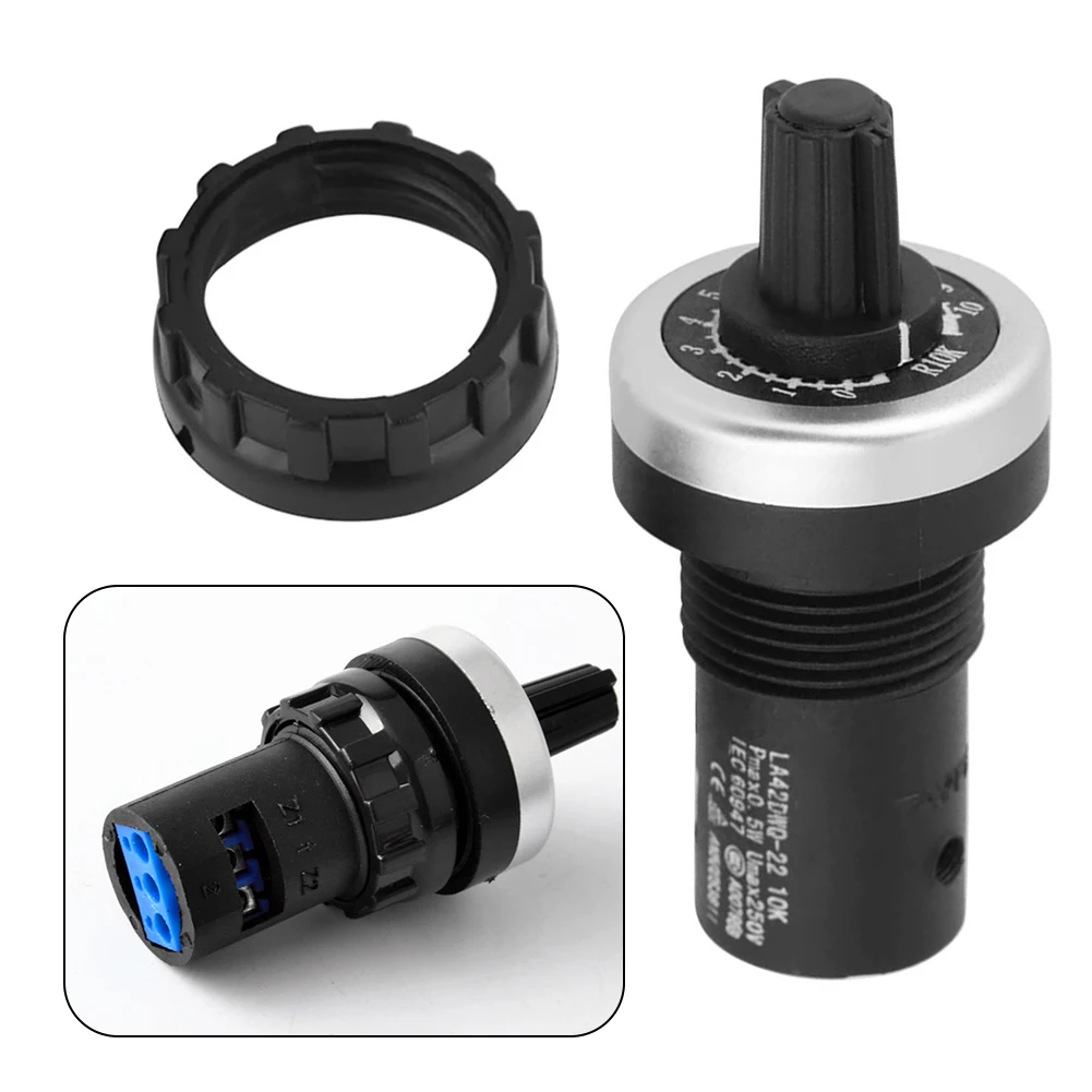 1pcs Frequency Converter Speed Regulating Potentiometer LA42DWQ-22 B1K B2K B5K B10K Inverter Motor Speed Control Regulator Tools
1pcs Frequency Converter Speed Regulating Potentiometer LA42DWQ-22 B1K B2K B5K B10K Inverter Motor Speed Control Regulator Tools