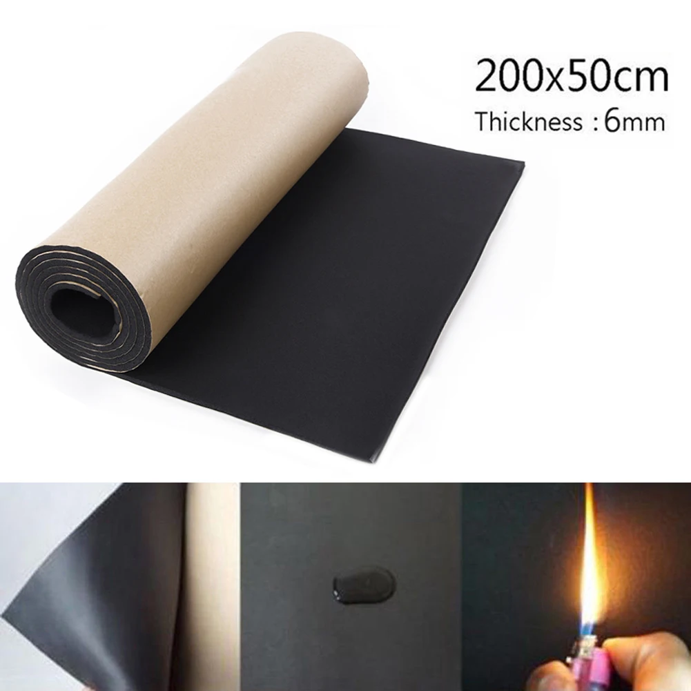 200*50cm 6mm Car Sound Hot Deadener Mat Noise Proof Bonnet Insulation Deadening Engine Firewall Heat Foam Cotton Sticker
200*50cm 6mm Car Sound Hot Deadener Mat Noise Proof Bonnet Insulation Deadening Engine Firewall Heat Foam Cotton Sticker
