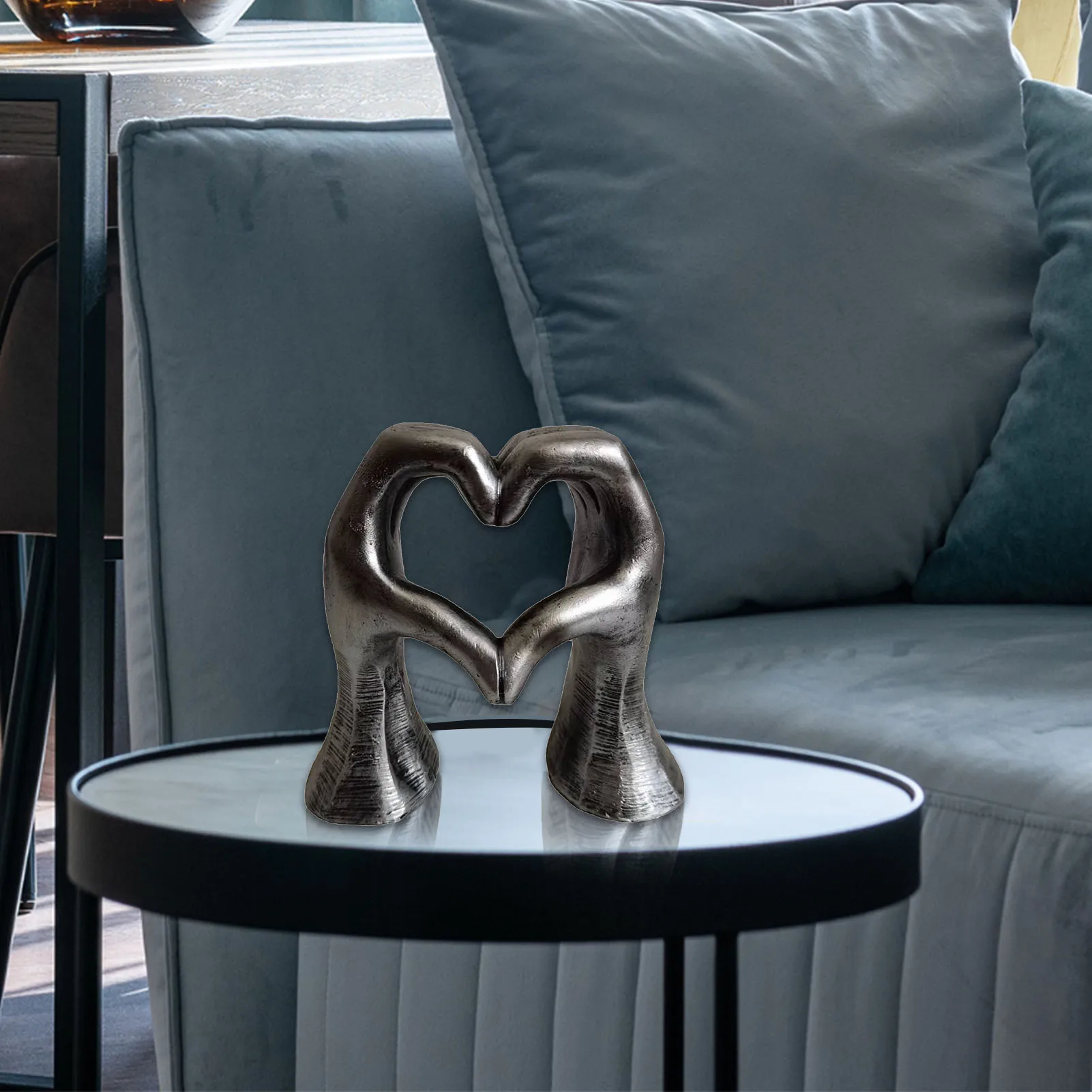 Nordic Style Heart Gesture Sculpture Resin Abstract Hand Love Statue Figurines Wedding Home Living Room Desktop Ornaments
Nordic Style Heart Gesture Sculpture Resin Abstract Hand Love Statue Figurines Wedding Home Living Room Desktop Ornaments
