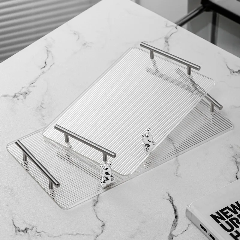 Acrylic Rectangular Tea Tray Transparent Storage Tray Hotel Dinner Plate Household Storage Tray Kitchen Plate Kitchen
Acrylic Rectangular Tea Tray Transparent Storage Tray Hotel Dinner Plate Household Storage Tray Kitchen Plate Kitchen