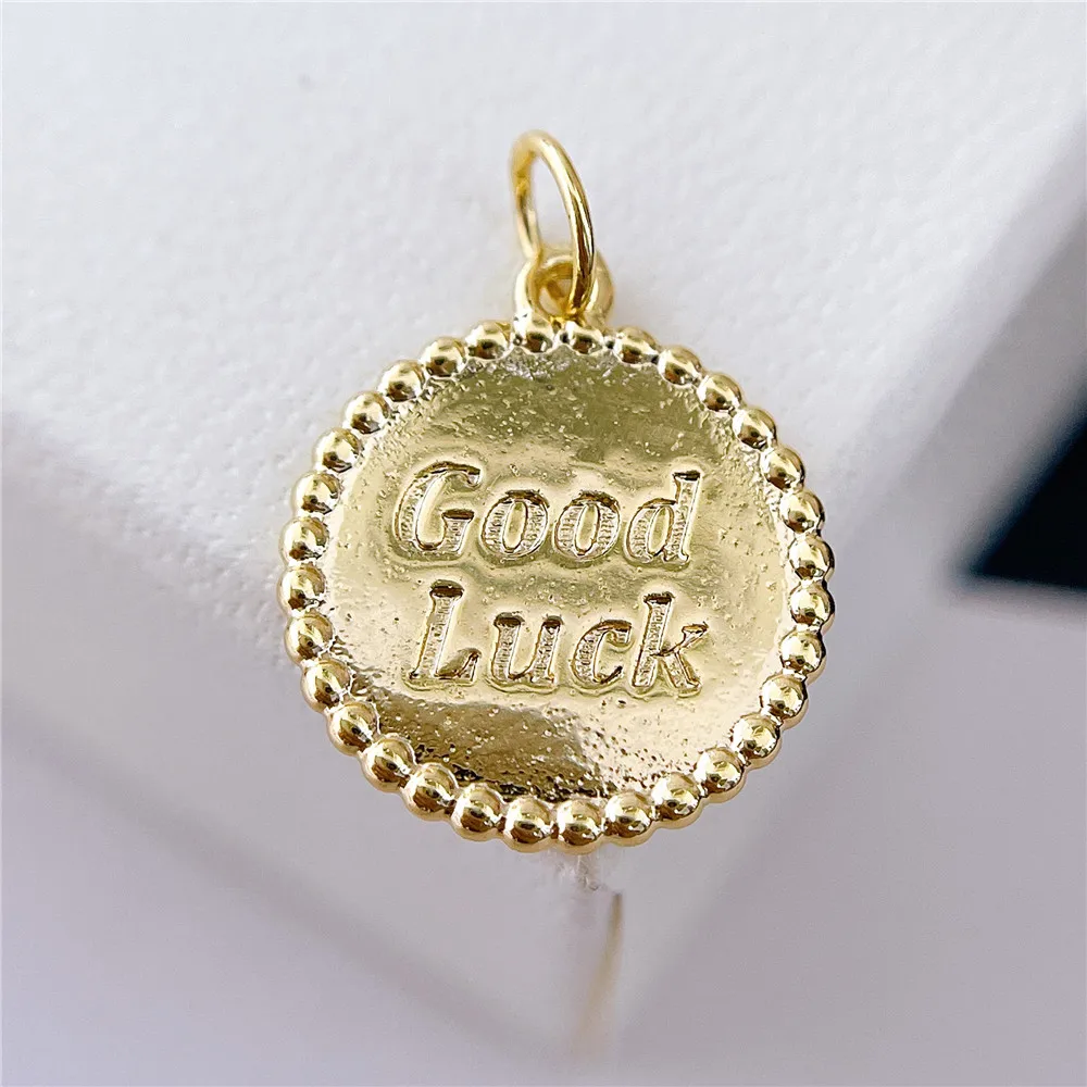 1PCS real 18K Gold plated jewelry accessories charms pendants DIY bracelet necklace making jewelry findings
1PCS real 18K Gold plated jewelry accessories charms pendants DIY bracelet necklace making jewelry findings