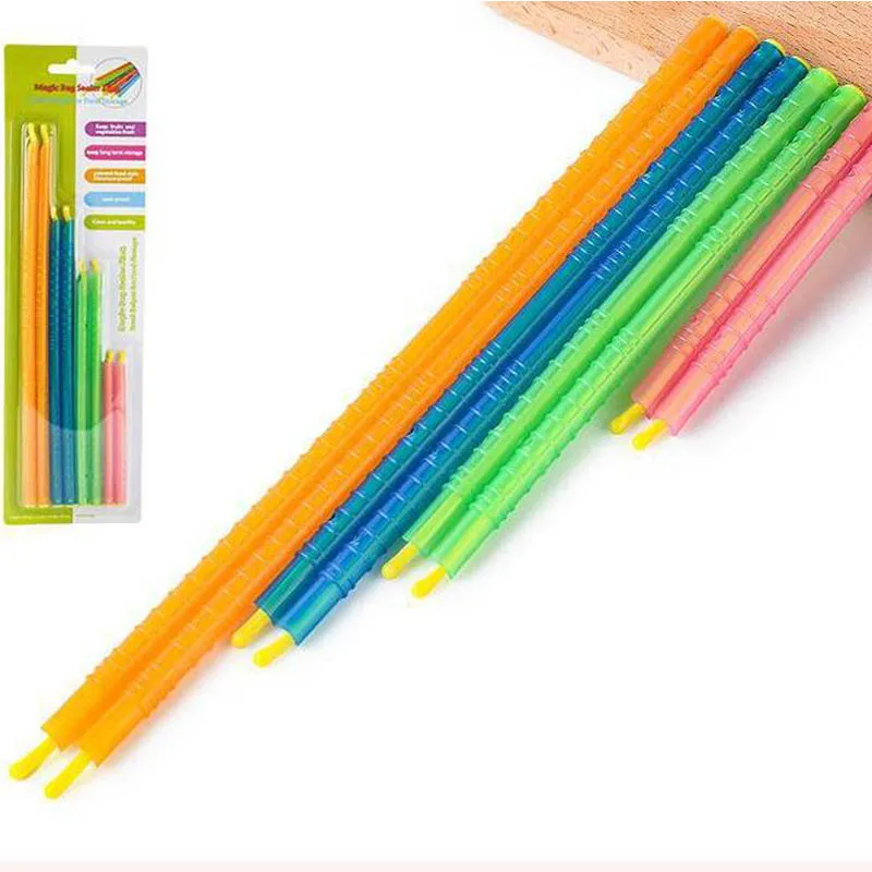 8Pcs/Set Seal Clip For Snacks Sealing Bar 4Colors PP Dampproof Bag Clips Multipurpose Kitchen Gadget Home Storage 
8Pcs/Set Seal Clip For Snacks Sealing Bar 4Colors PP Dampproof Bag Clips Multipurpose Kitchen Gadget Home Storage