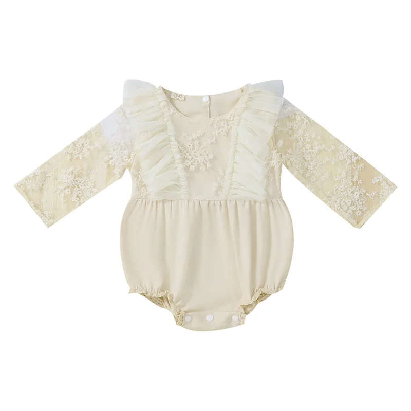 Baby Girls Casual Princess Romper Summer Floral Lace Patchwork Round Neck Long Sleeve Bodysuit for Newborn Kids 0-24 Months
Baby Girls Casual Princess Romper Summer Floral Lace Patchwork Round Neck Long Sleeve Bodysuit for Newborn Kids 0-24 Months