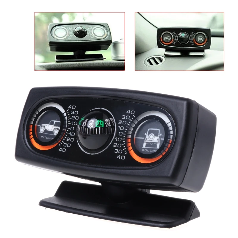 3 In 1 Car Compass Inclinometer Angle Slope Level Meter Finder Gradient Balancer Measure Tools for Boat Truck Auto Car Outdoor
3 In 1 Car Compass Inclinometer Angle Slope Level Meter Finder Gradient Balancer Measure Tools for Boat Truck Auto Car Outdoor