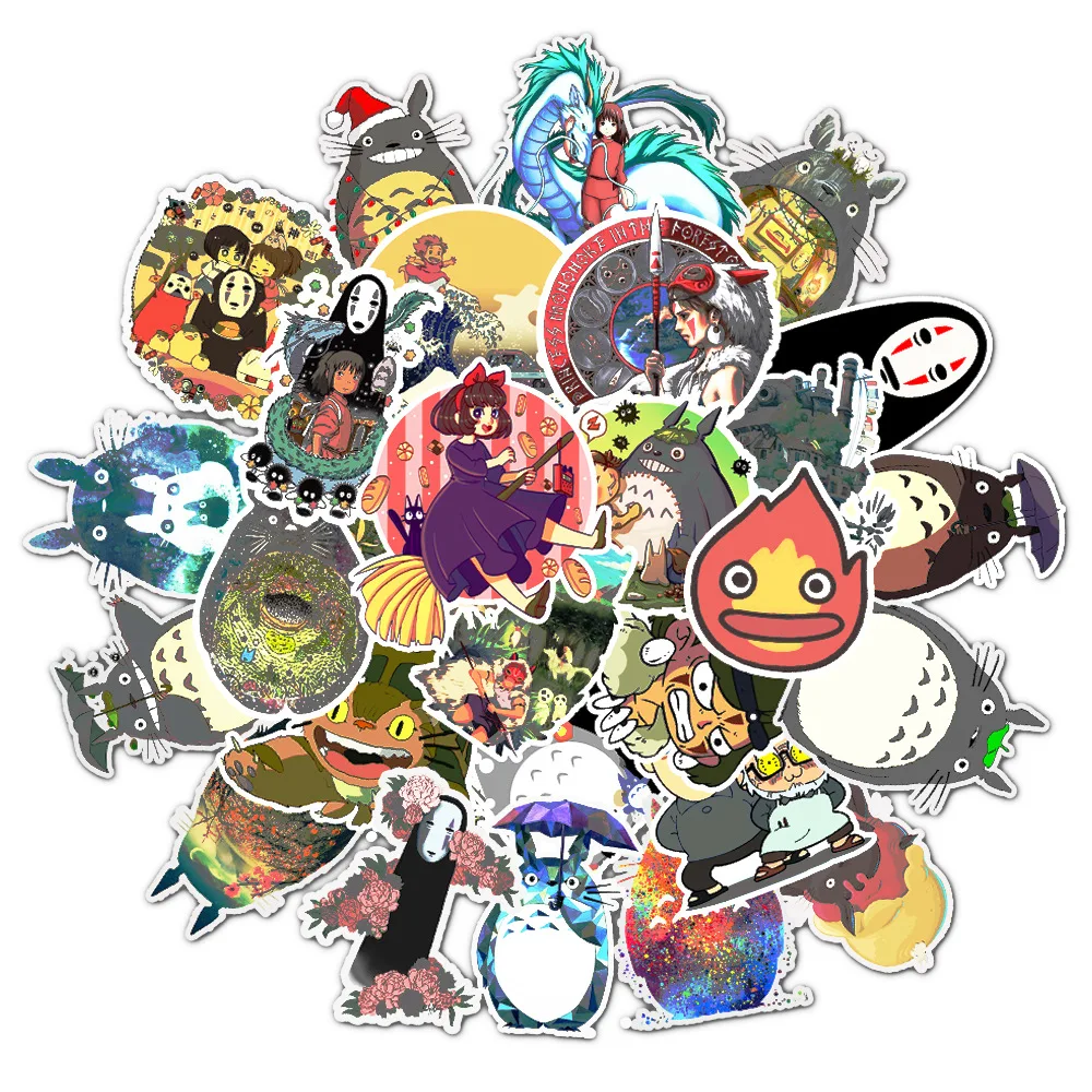 10/30/50Pcs Miyazaki Hayao Japan Anime Graffiti Stickers DIY Motorcycle Travel Guitar Luggage Skateboard Fun Kid Toys Sticker
10/30/50Pcs Miyazaki Hayao Japan Anime Graffiti Stickers DIY Motorcycle Travel Guitar Luggage Skateboard Fun Kid Toys Sticker