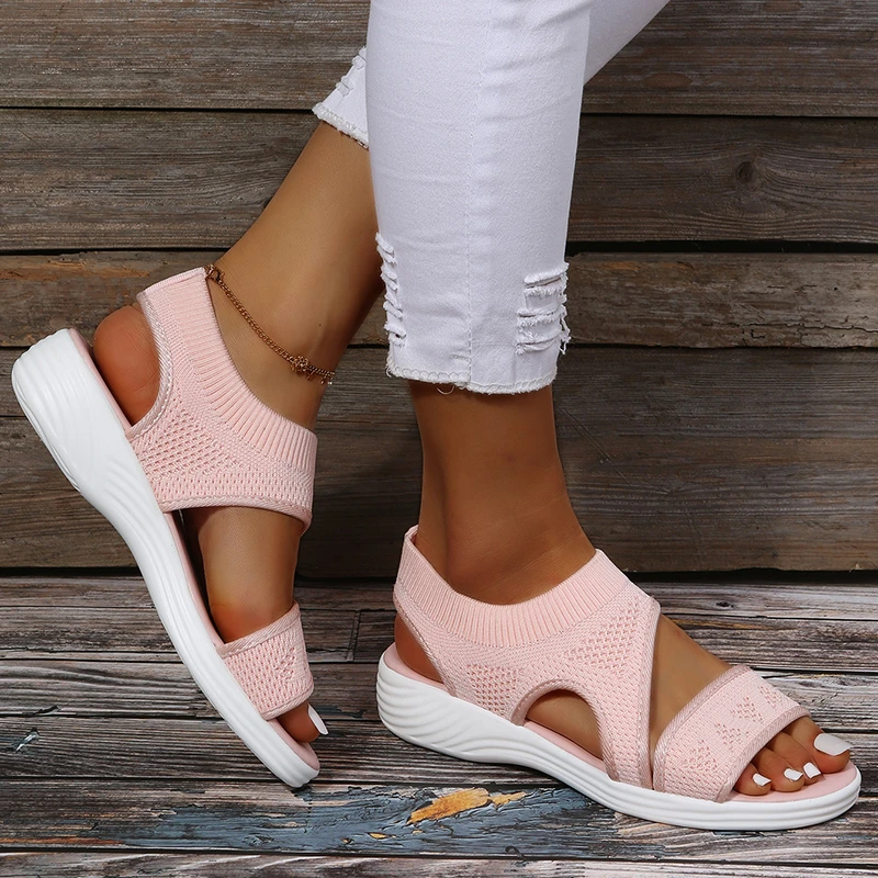 Women Sandals Casual Wedges 2022 Summer Comfort Sport Beach Platform Female Shoes Peep Toe Solid Color Sandals Zapatillas Mujer
Women Sandals Casual Wedges 2022 Summer Comfort Sport Beach Platform Female Shoes Peep Toe Solid Color Sandals Zapatillas Mujer