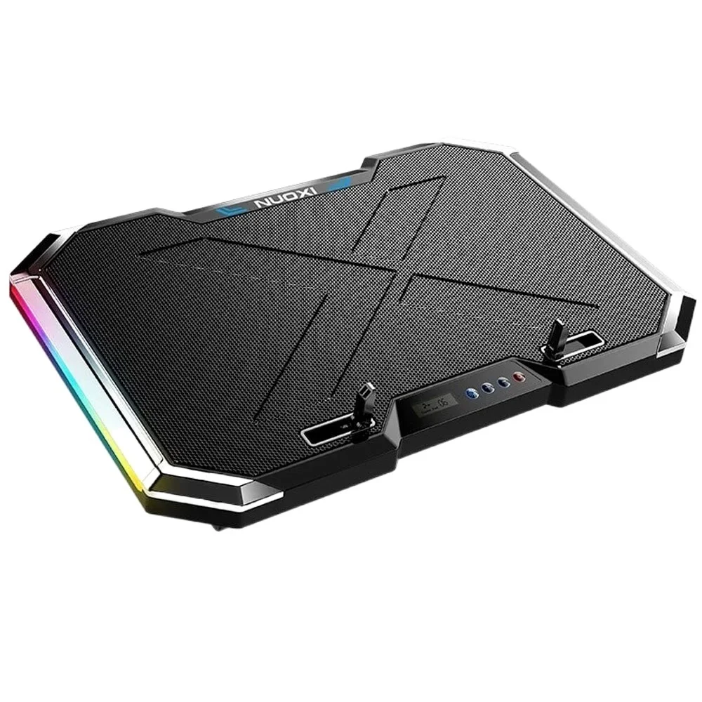 RGB-Кулер для ноутбука PROOCAM, 6 вентиляторов, 7 уровней, регулируемый кулер для ноутбука RB-Q8, светодиодная подсветка, подставка для ноутбука
RGB-Кулер для ноутбука PROOCAM, 6 вентиляторов, 7 уровней, регулируемый кулер для ноутбука RB-Q8, светодиодная подсветка, подставка для ноутбука