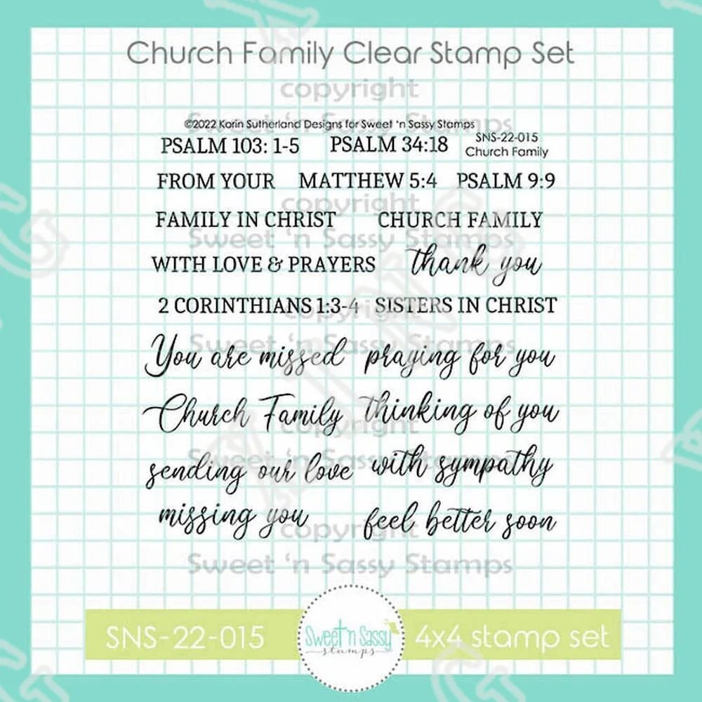 2022 Newest Scrapbook Decorate Craft Embossing Stencil Diy Gift Card Handmade Molds sweet 'n Sassy Church Family Clear StampsSet
2022 Newest Scrapbook Decorate Craft Embossing Stencil Diy Gift Card Handmade Molds sweet 'n Sassy Church Family Clear StampsSet