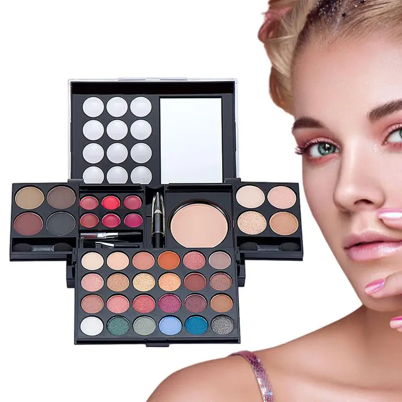 All In One Makeup Palette Multi-colors Make Up Tool Combination Palette Multi-colors Cosmetics Palette GiftIncluding Eyeshadow
All In One Makeup Palette Multi-colors Make Up Tool Combination Palette Multi-colors Cosmetics Palette GiftIncluding Eyeshadow