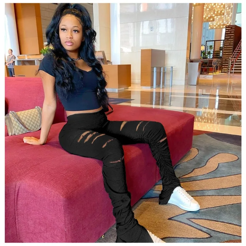 2023 New Black Ripped Jeans for Women Fashion High Waist Denim Pencil Pants Stretch Slim Skinny Trousers S-XXL Baggy Women
2023 New Black Ripped Jeans for Women Fashion High Waist Denim Pencil Pants Stretch Slim Skinny Trousers S-XXL Baggy Women