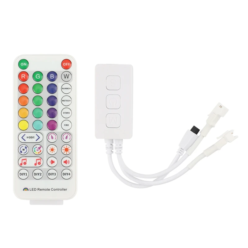 SP511E Wifi Music LED Controller For WS2812B WS2811 Addressable Pixel RGB LED Strip Dual Output Alexa Voice APP Control
SP511E Wifi Music LED Controller For WS2812B WS2811 Addressable Pixel RGB LED Strip Dual Output Alexa Voice APP Control