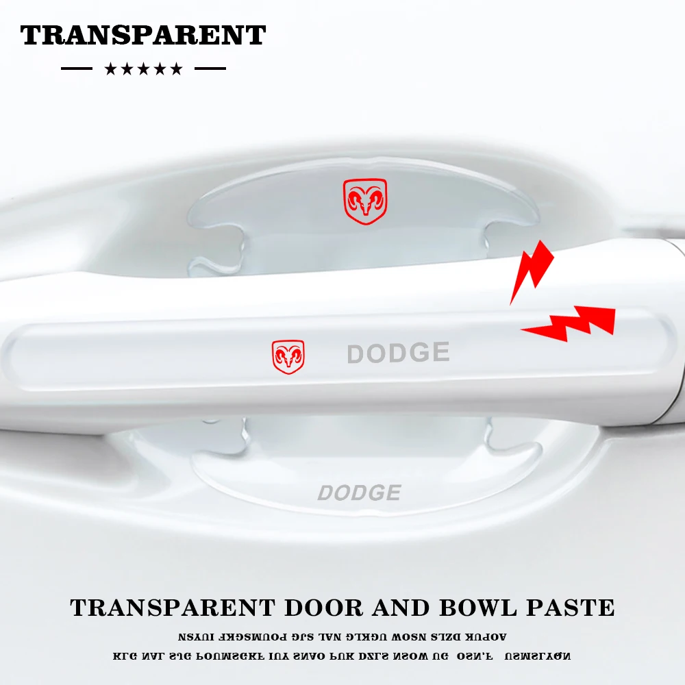 Car Door Handle Cup Transparent Thick Anti Scratches Protector Stickers For Dodge Journey durango ram Charger SRT
Car Door Handle Cup Transparent Thick Anti Scratches Protector Stickers For Dodge Journey durango ram Charger SRT