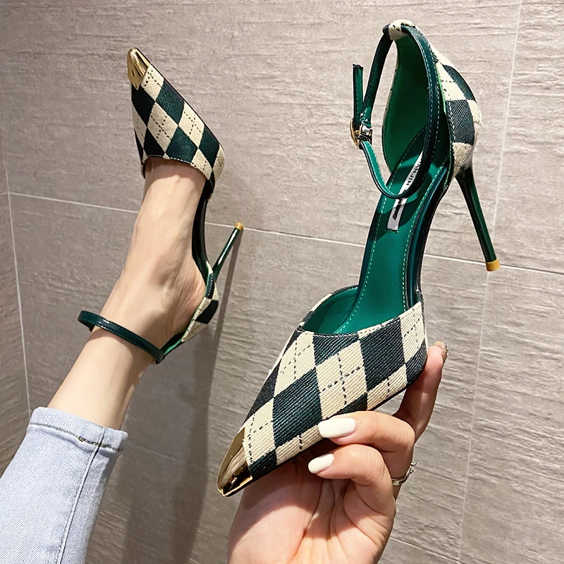 High Heel Sandal for Women Spring Shoes Shallow Mouth Buckle Strap High-heeled Fashion Comfort Stiletto Pointed 2022 Girls Pumps
High Heel Sandal for Women Spring Shoes Shallow Mouth Buckle Strap High-heeled Fashion Comfort Stiletto Pointed 2022 Girls Pumps