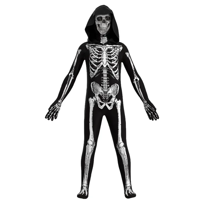 Scary Zombie Costume Cosplay Skeleton Skull Costume Suit Halloween Costume for Kids Adult Carnival Party Dress Up
Scary Zombie Costume Cosplay Skeleton Skull Costume Suit Halloween Costume for Kids Adult Carnival Party Dress Up