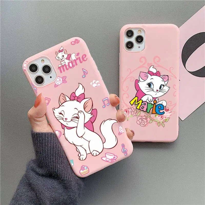 Disney Pink Cat Mary Phone Case For iphone 13 12 11 Pro Max Mini XS 8 7 6 6S Plus X SE 2020 XR Matte Candy Pink Silicone cover
Disney Pink Cat Mary Phone Case For iphone 13 12 11 Pro Max Mini XS 8 7 6 6S Plus X SE 2020 XR Matte Candy Pink Silicone cover