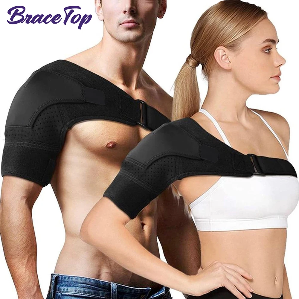 BraceTop Sports Care Adjustable Compression Shoulder Brace Support Holder for Injury Prevent Sprain Soreness Tendinitis Bursitis
BraceTop Sports Care Adjustable Compression Shoulder Brace Support Holder for Injury Prevent Sprain Soreness Tendinitis Bursitis