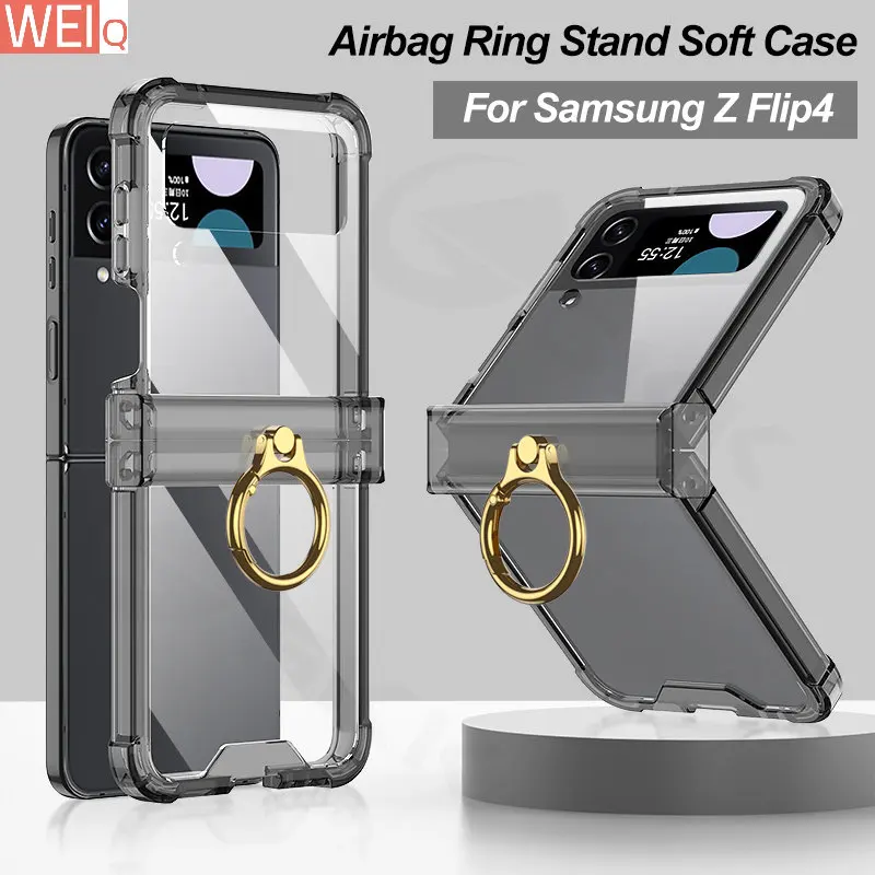 Airbag All-included Hinge Clear Soft Case For Samsung Galaxy Z Flip 4 5G Cover Ring Stand Protection For Galaxy Z Flip4 Case
Airbag All-included Hinge Clear Soft Case For Samsung Galaxy Z Flip 4 5G Cover Ring Stand Protection For Galaxy Z Flip4 Case