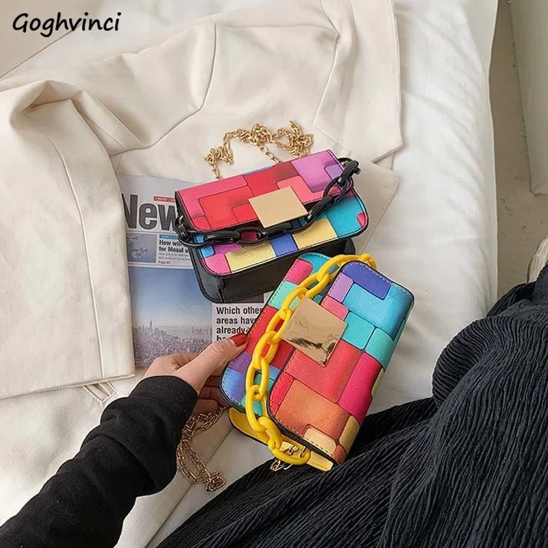 Women Crossbody Bags Panelled PU Leater Chains Mini Bag Shoulder Cute Shopping Portable Popular Ins Flap Handbags Female Stylish
Women Crossbody Bags Panelled PU Leater Chains Mini Bag Shoulder Cute Shopping Portable Popular Ins Flap Handbags Female Stylish