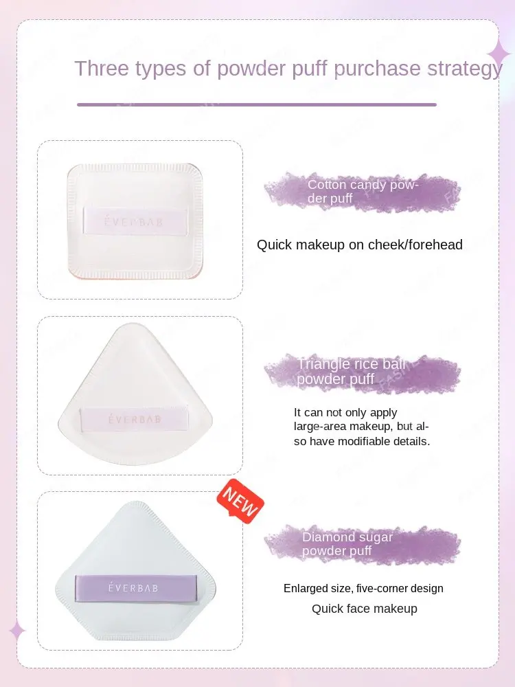 Хлопковая искусственная пудра Everbab, пудра в форме треугольника для макияжа, пудра без пудры, Жидкая основа, специальная
Хлопковая искусственная пудра Everbab, пудра в форме треугольника для макияжа, пудра без пудры, Жидкая основа, специальная