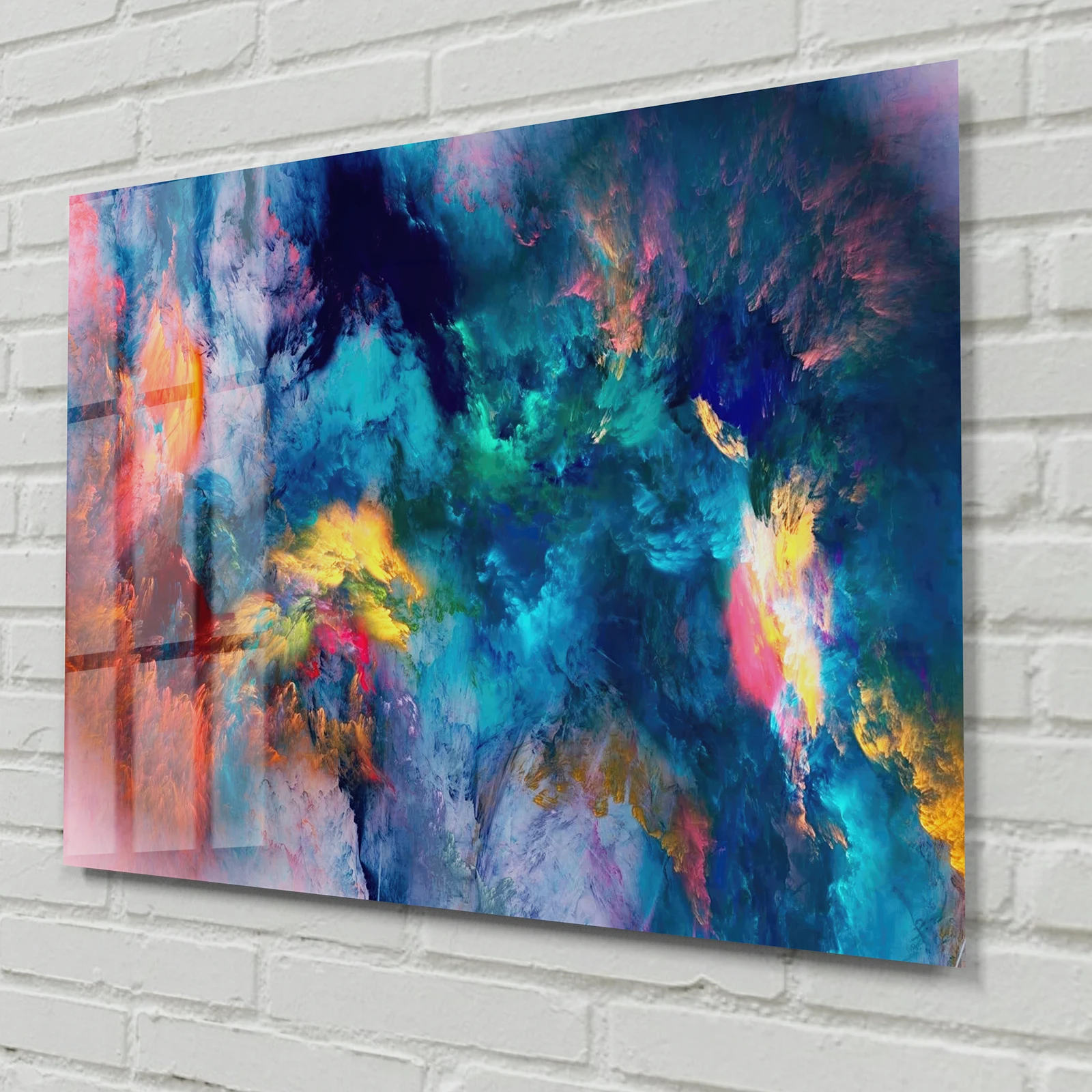 60X40cm Colorful Clouds and Minimalist Frameless Tempered Glass Art Bedroom Living Room Sofa Backrest Wall Decoration Painting
60X40cm Colorful Clouds and Minimalist Frameless Tempered Glass Art Bedroom Living Room Sofa Backrest Wall Decoration Painting