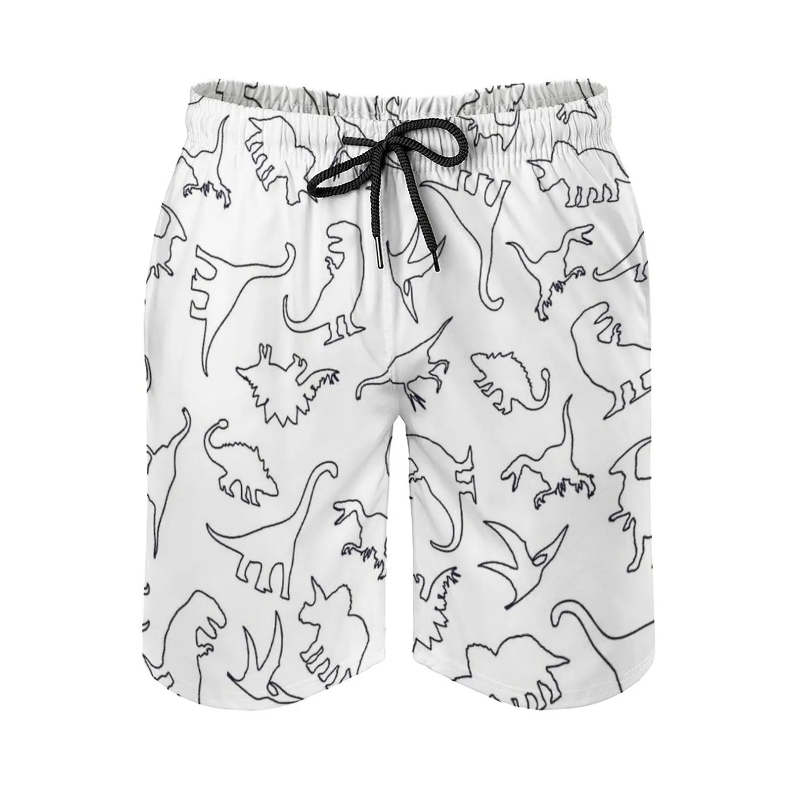 Dinosaur Pattern Outline ( Dark Outline ) Men'S Beach Shorts Quick Dry Travel Swimsuit Trunks Surf Pants Sports Pants Dinosaur
Dinosaur Pattern Outline ( Dark Outline ) Men'S Beach Shorts Quick Dry Travel Swimsuit Trunks Surf Pants Sports Pants Dinosaur