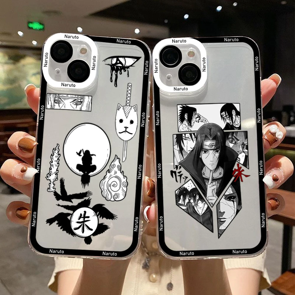 

Uchiha Itachi Naruto Akatsuki Phone Case For Xiaomi Redmi Note 12C 11 10 Pro Plus 10C 9A 9C K40 K50 K60 4G 5G Transparent Capa