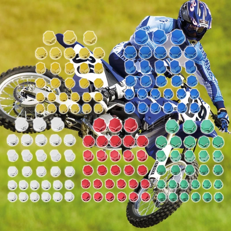 30Pcs Motorcycle Screw Nut Bolt Cover Parts Kit Motorbike Decoration Modification Accessories
30Pcs Motorcycle Screw Nut Bolt Cover Parts Kit Motorbike Decoration Modification Accessories