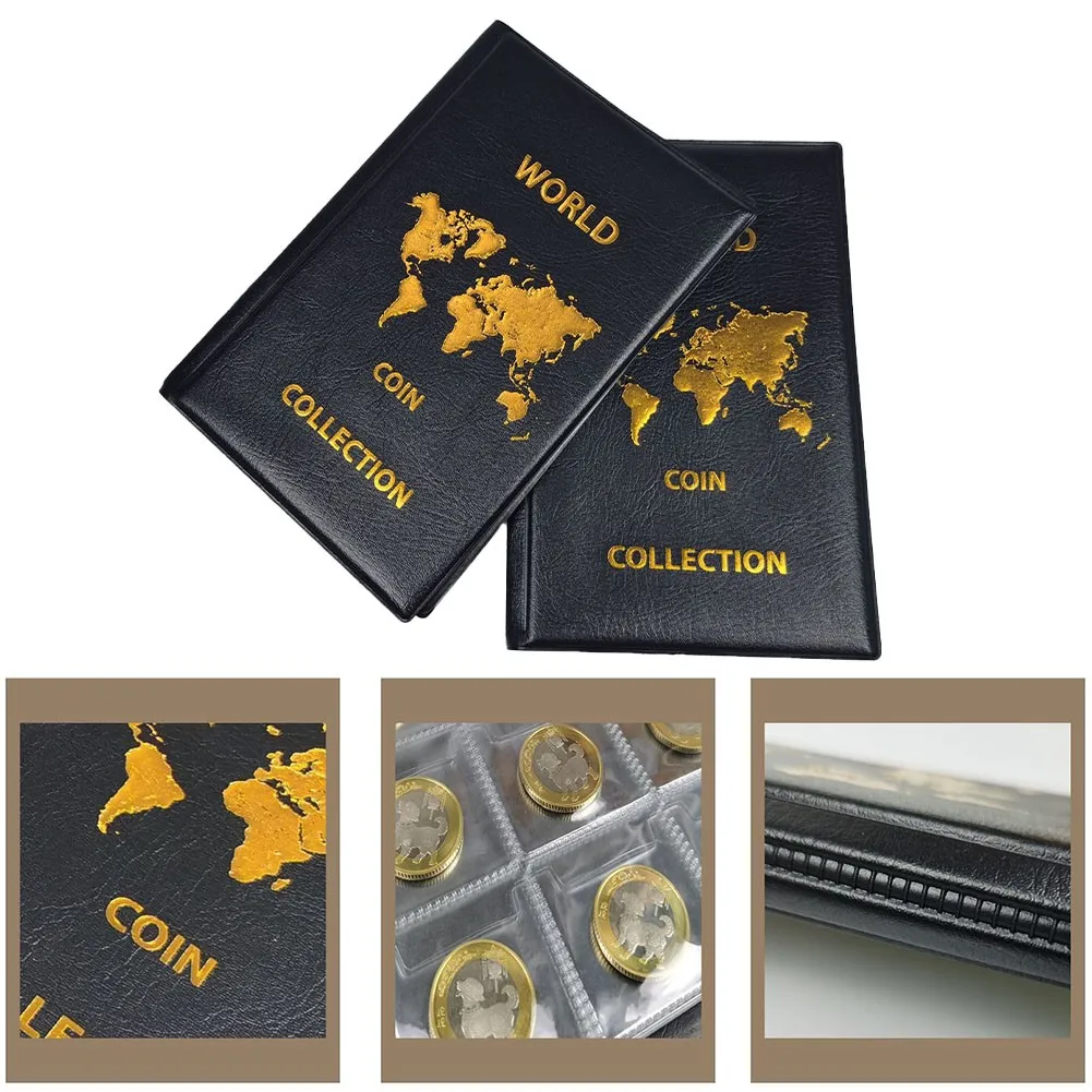 150pcs 16.5x24.3cm Coins Album Portable Collection Money Collecting Badges Storage Book Penny Home Organization Storage Bags
150pcs 16.5x24.3cm Coins Album Portable Collection Money Collecting Badges Storage Book Penny Home Organization Storage Bags