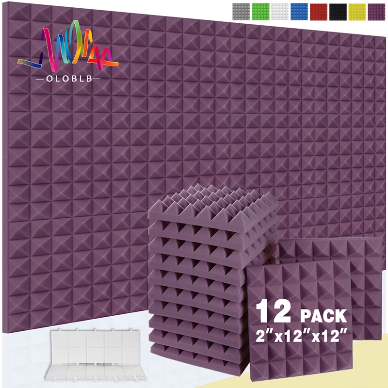 Foam Soundproofing Phonoabsorbing Panels 12 Pcs Wall Decal For Music Door Isolation Acoustic Insulation Sound-absorbing Material
Foam Soundproofing Phonoabsorbing Panels 12 Pcs Wall Decal For Music Door Isolation Acoustic Insulation Sound-absorbing Material