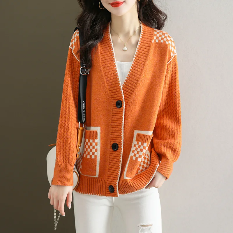 2023 New Korean Style Design Sense Niche Casual Short Jacket Early Autumn All-match Mid-length Sweater Knitted Cardigan
2023 New Korean Style Design Sense Niche Casual Short Jacket Early Autumn All-match Mid-length Sweater Knitted Cardigan