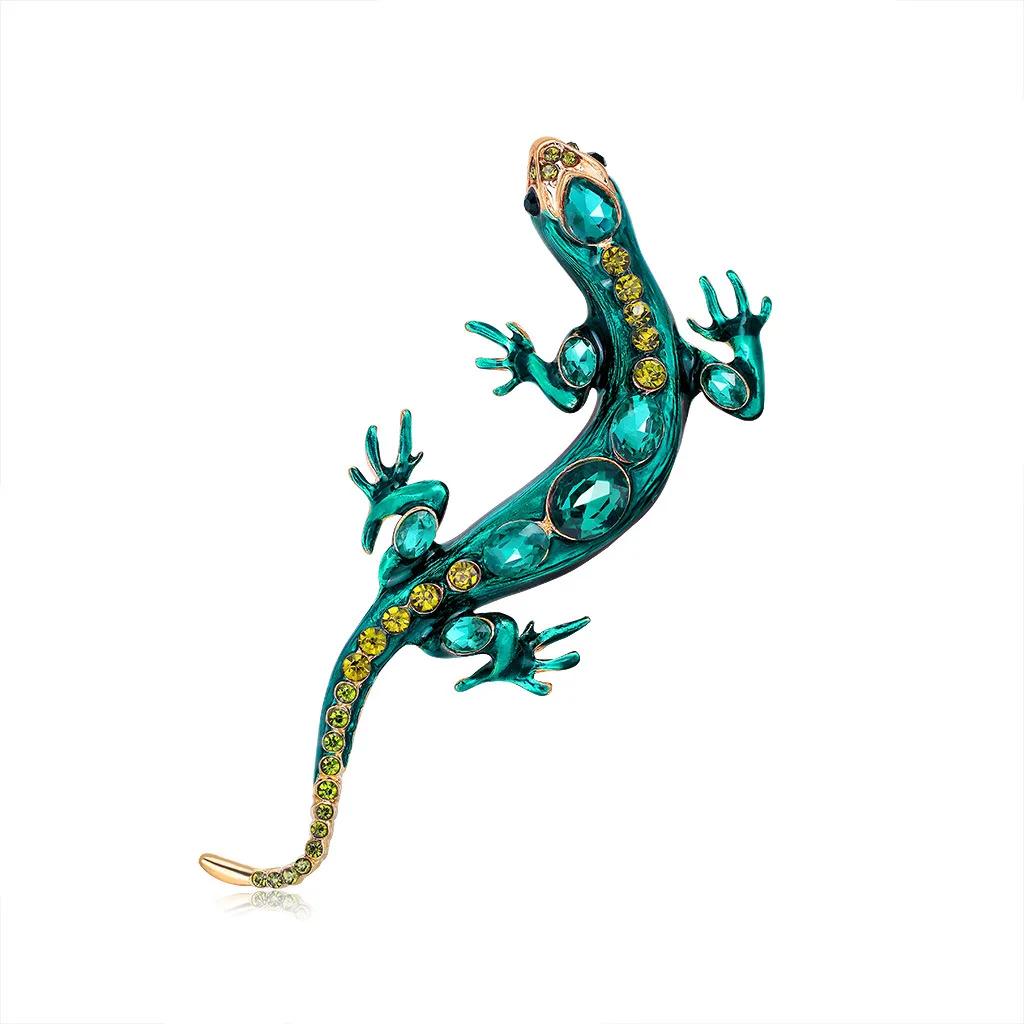 Retro Personality Brooch Alloy Diamond Lizard Gecko Brooch Four-claw Snake Clothing Accessories Weddings Party Casual Pins Gifts
Retro Personality Brooch Alloy Diamond Lizard Gecko Brooch Four-claw Snake Clothing Accessories Weddings Party Casual Pins Gifts