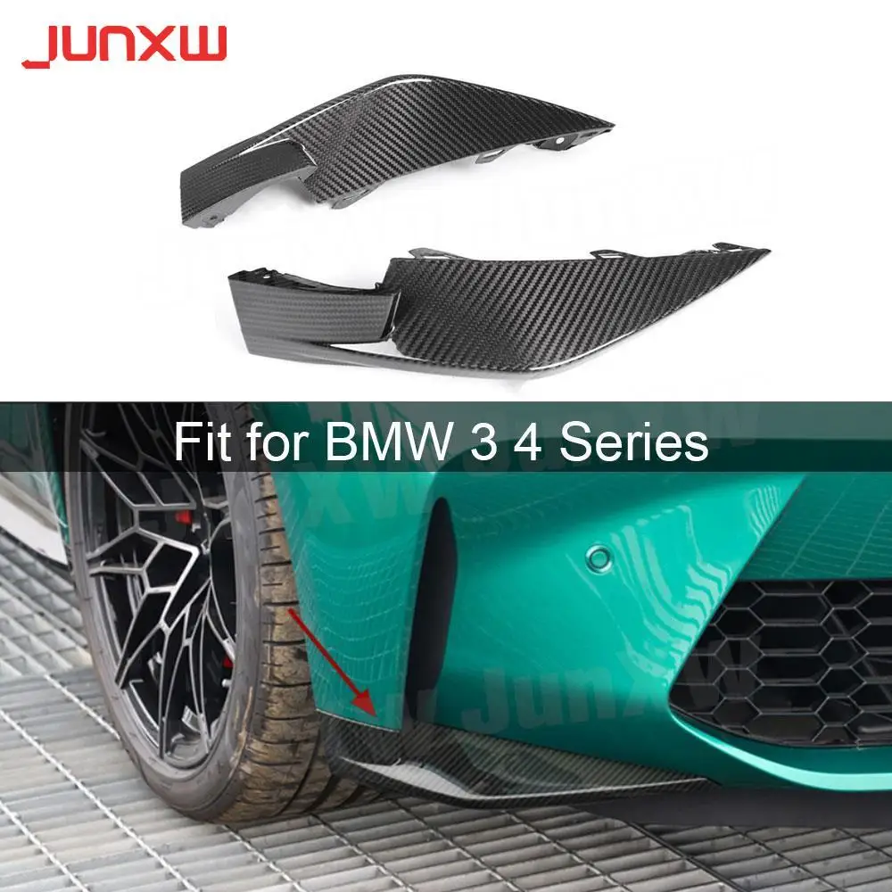 Dry Carbon Fiber Car Front Bumper Lip Splitters Canard Flaps Apron For BMW 3 Series G80 M3 4 Series G82 G83 M4 2021 UP
Dry Carbon Fiber Car Front Bumper Lip Splitters Canard Flaps Apron For BMW 3 Series G80 M3 4 Series G82 G83 M4 2021 UP
